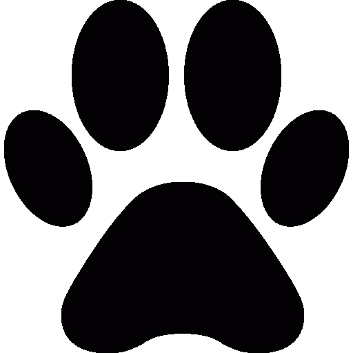 Pet friendly accommodation paw print