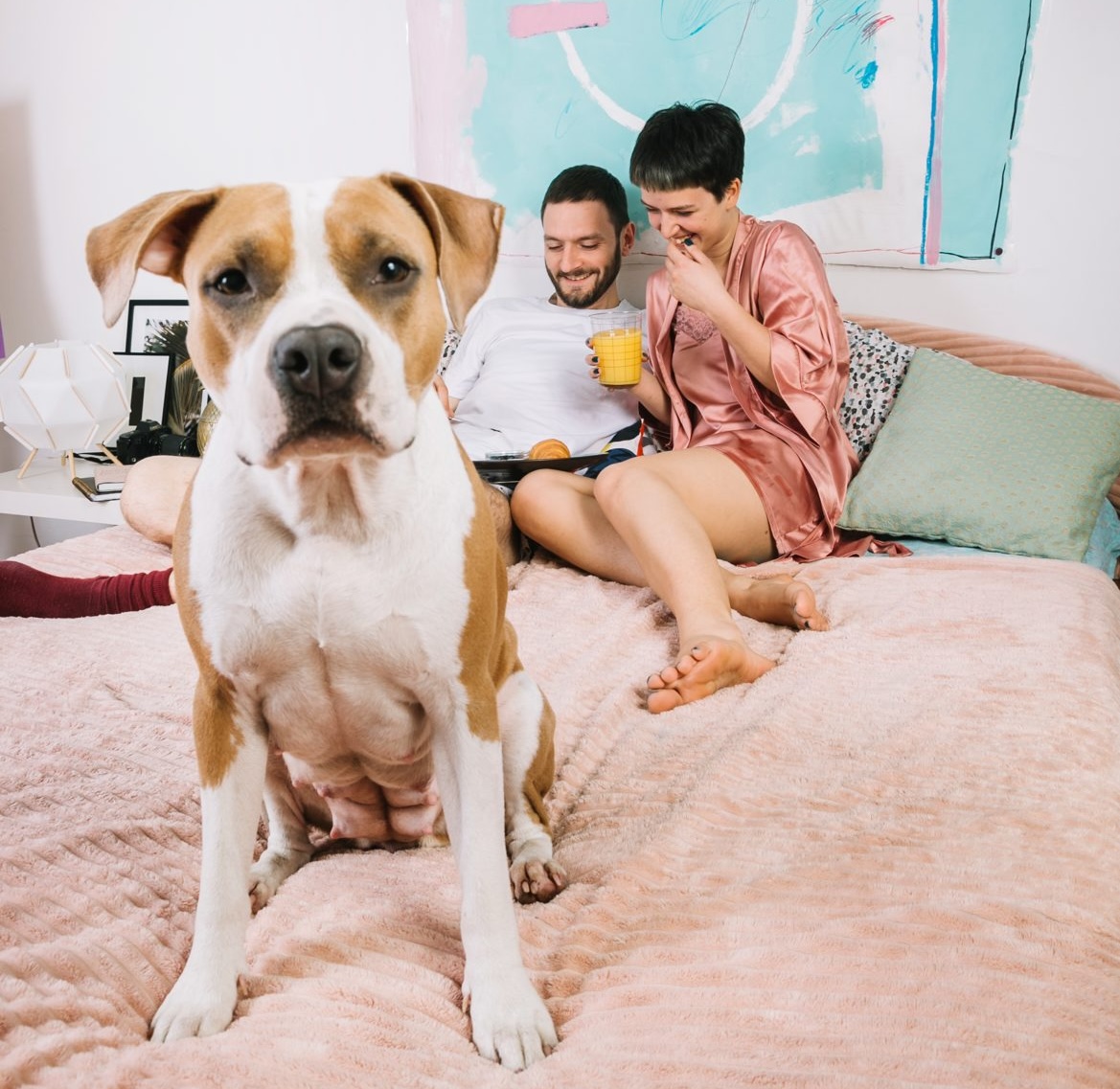 Family enjoying pet friendly accommodation in Melbourne